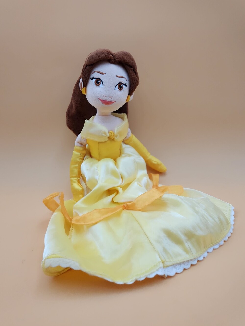 Disney Beauty & The Beast Belle Plush Doll in Yellow Dress